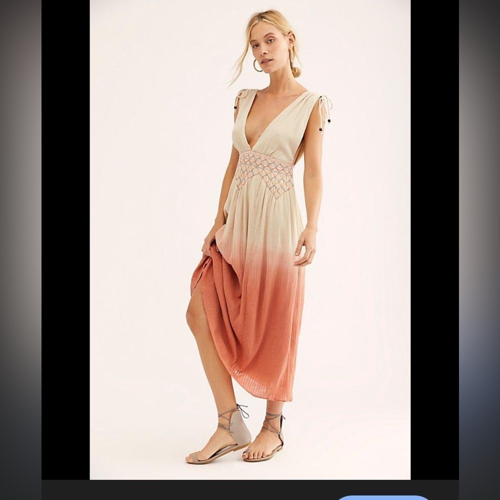 Nwot Free People Oasis Sunrise Maxi Dress revolve boho casual party spring $230